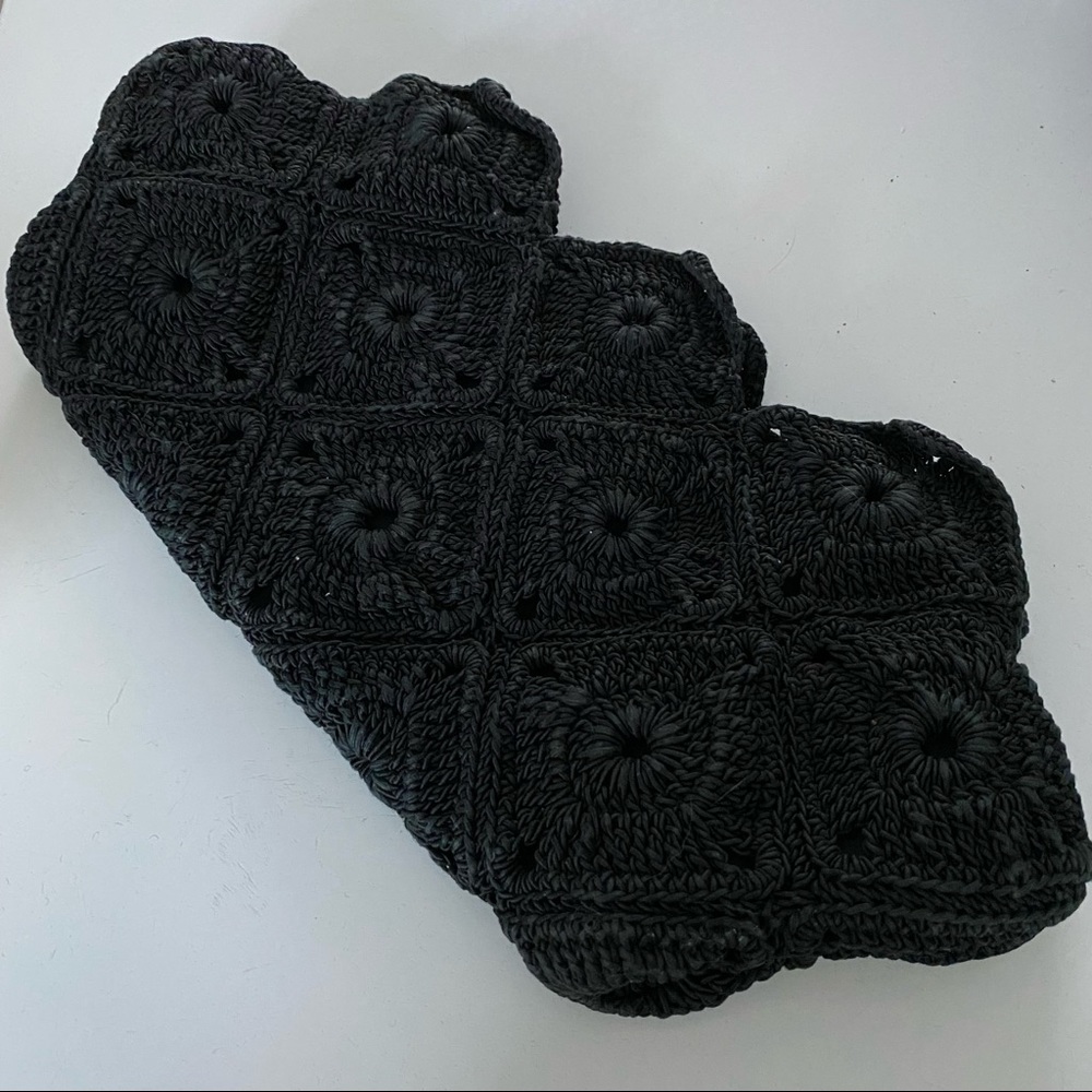 Vintage Macramé Clutch Hand Purse